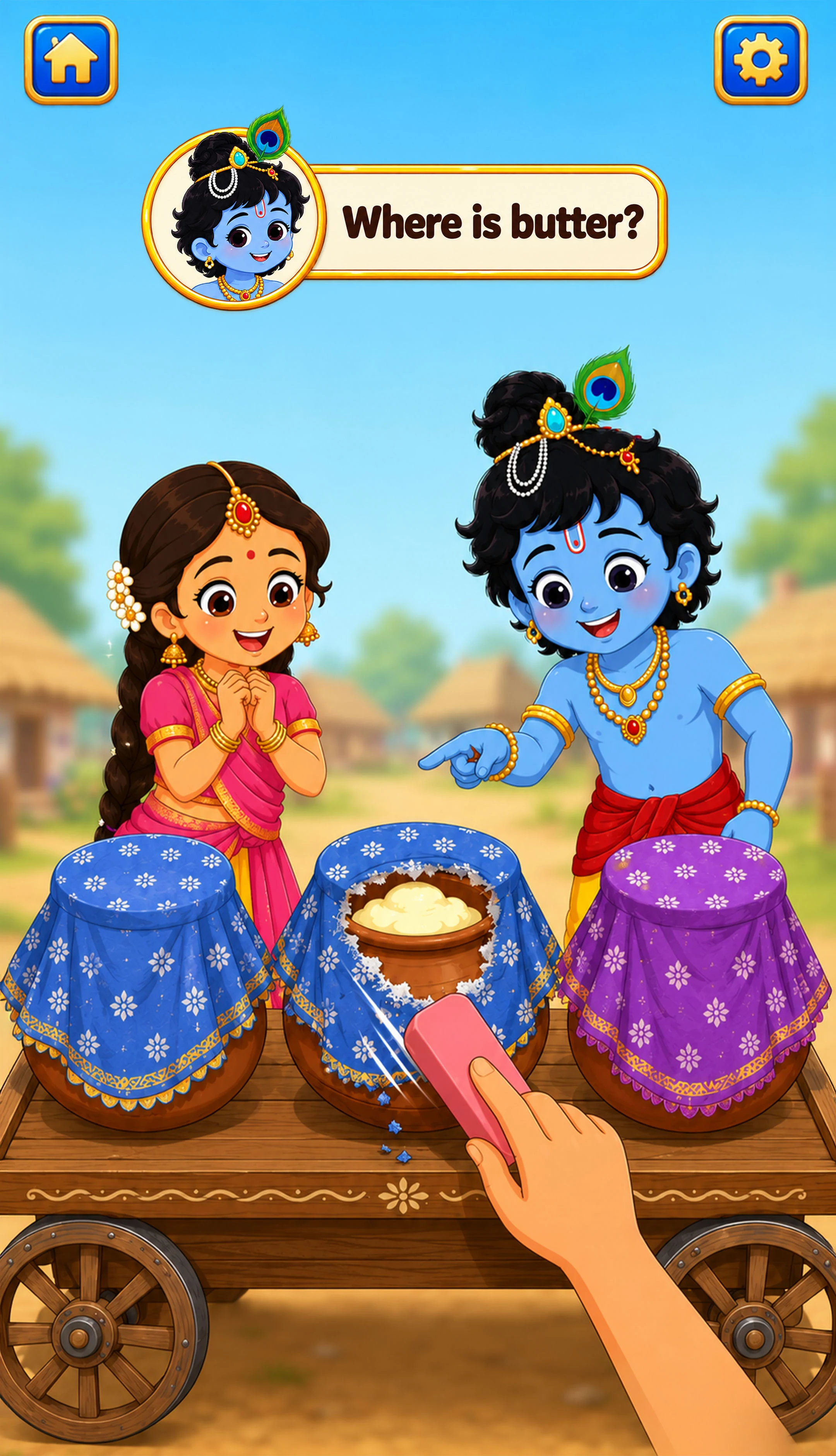 Krishna Stories Game 2 screenshot