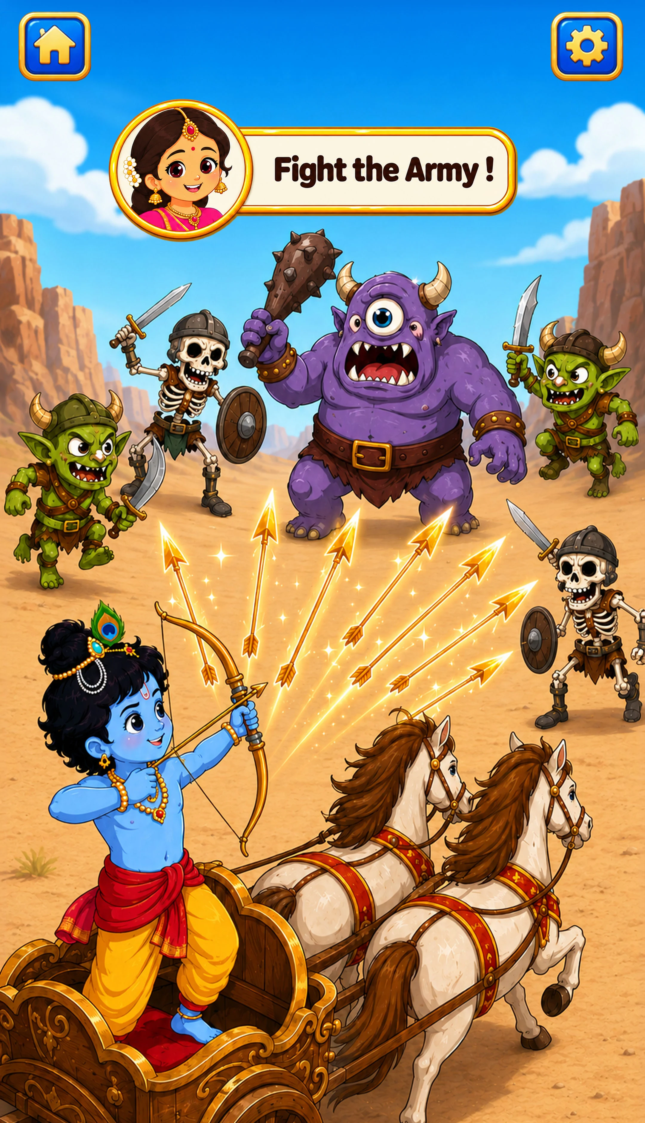 Krishna Stories Game 2 screenshot